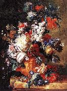 Jan van Huysum Bouquet of Flowers in an Urn by Jan van Huysum, Sweden oil painting artist